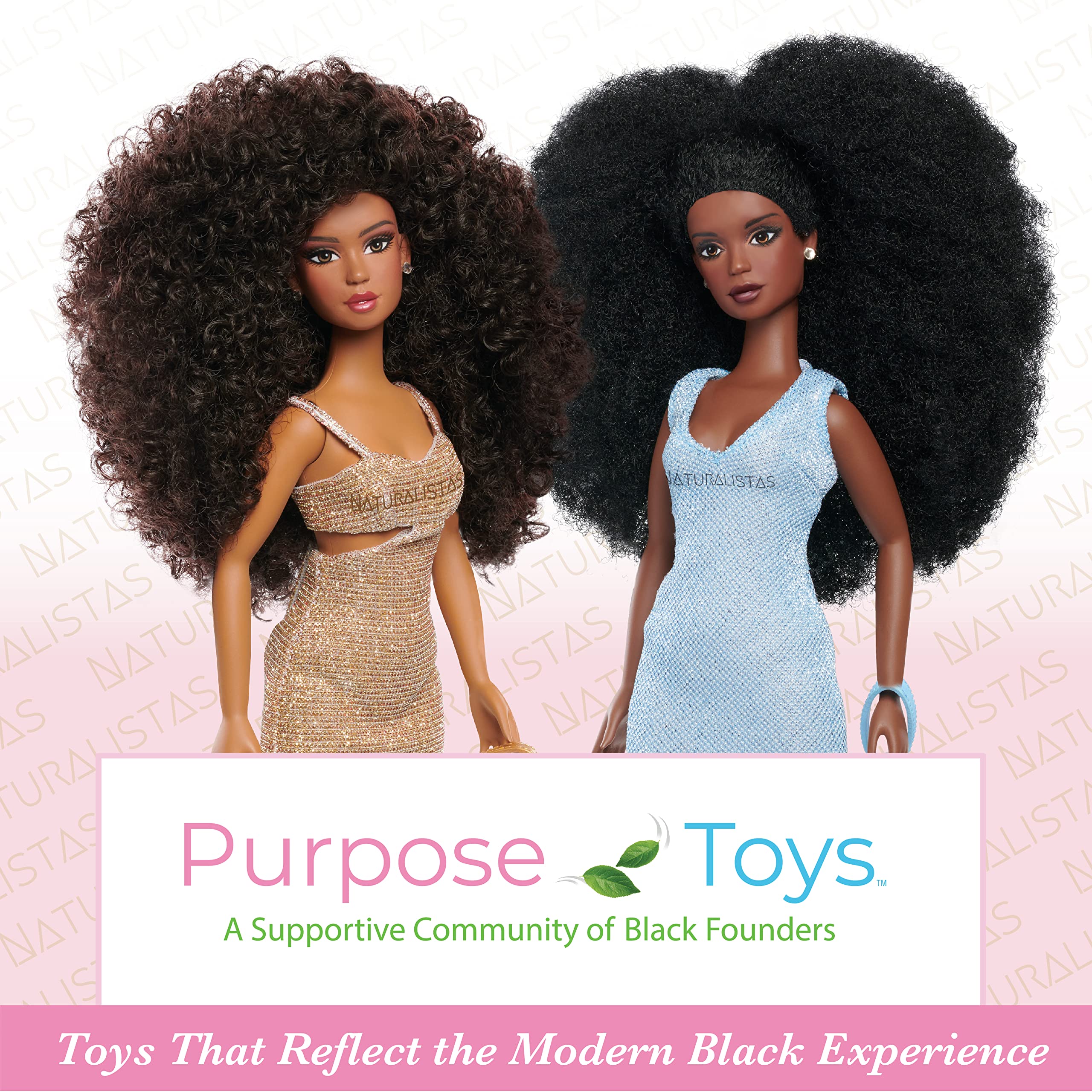 Naturalistas Kelsey 11.5-Inch Fashion Doll with 4B Textured Hair, Light Brown Skin, and Poseable Body