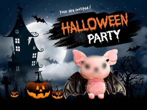 NatureMan Pink Bat Plush 11.8 Inch – Soft Stuffed Animal for Halloween Decor and Gifting