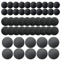 NC EBCO 50-Piece Mixed Round Plastic Model Bases (25mm/32mm/40mm) for Gaming Miniatures