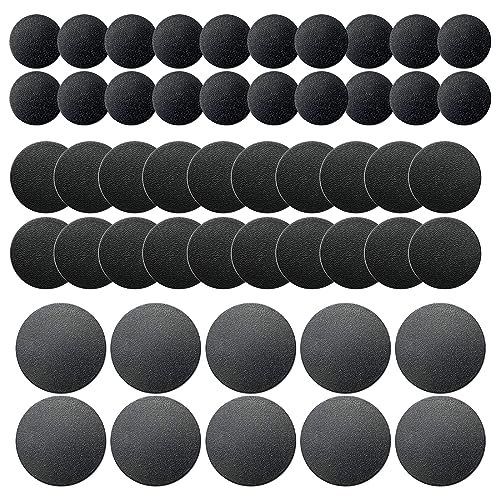 NC EBCO 50-Piece Mixed Round Plastic Model Bases (25mm/32mm/40mm) for Gaming Miniatures