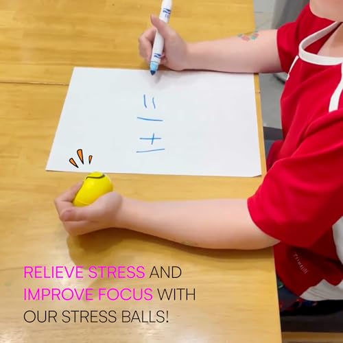 Neliblu 24 Pack Neon Yellow Smiley Face Stress Balls - 2" Squishy Balls for Kids and Adults - Bulk Fidget Toys for Party Favors
