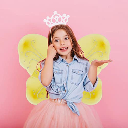 NENMATTE Fairy Wings for Girls – Sparkle Butterfly Angel Wings for Costume Dress-Up