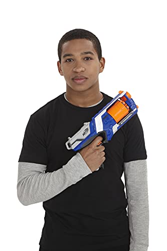 NERF N-Strike Elite Strongarm Blaster: 6-Dart Rotating Barrel, Slam-Fire, 90-Foot Range (Amazon Exclusive)