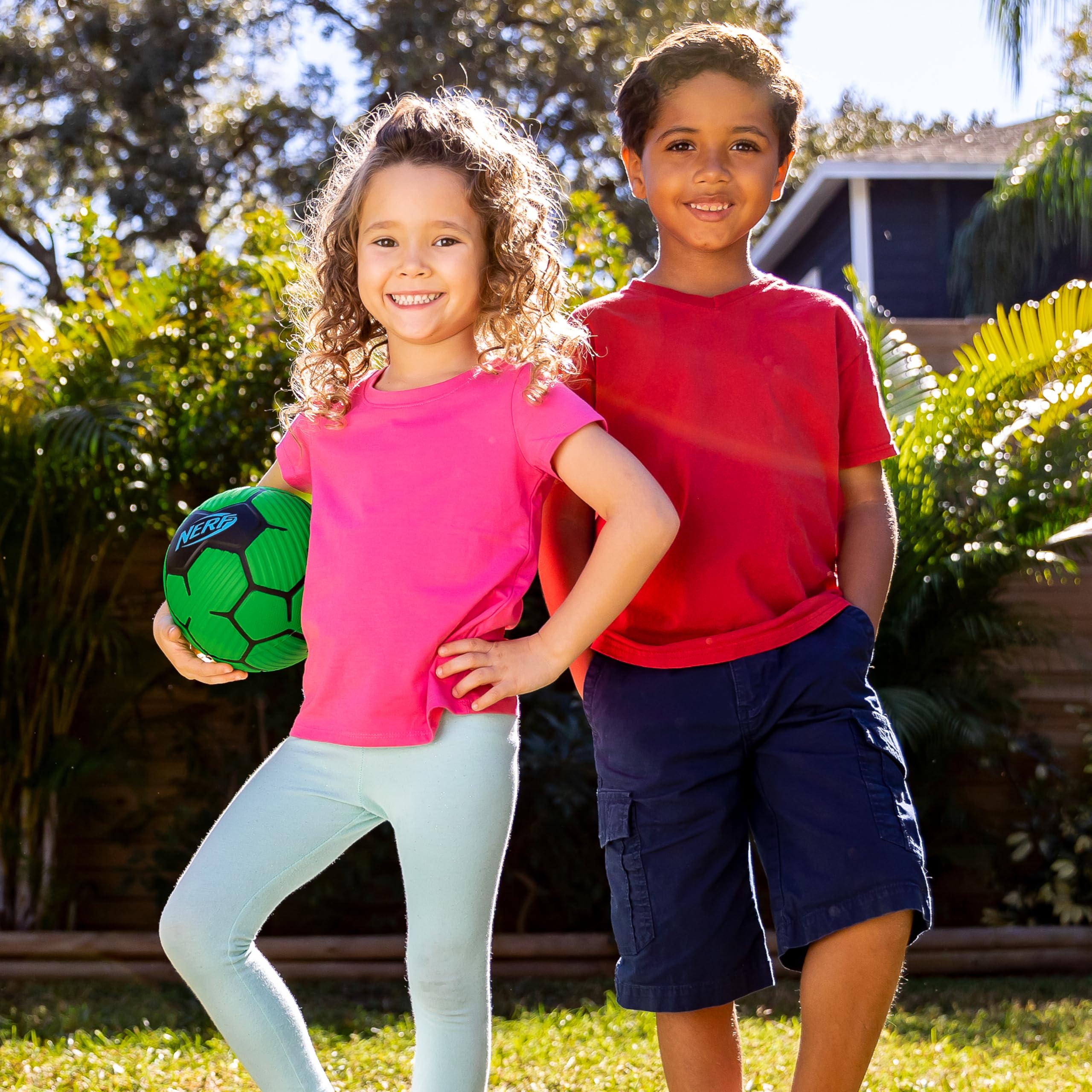 NERF Proshot Mini Foam Soccer Ball – 7-Inch Soft Foam Ball for Toddlers & Kids
