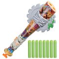 Nerf Zombie Strikeout Dart Blaster – 2-Dart Bat with 8 Elite Darts, Pull Back Priming, Ages 8+ (Amazon Exclusive)