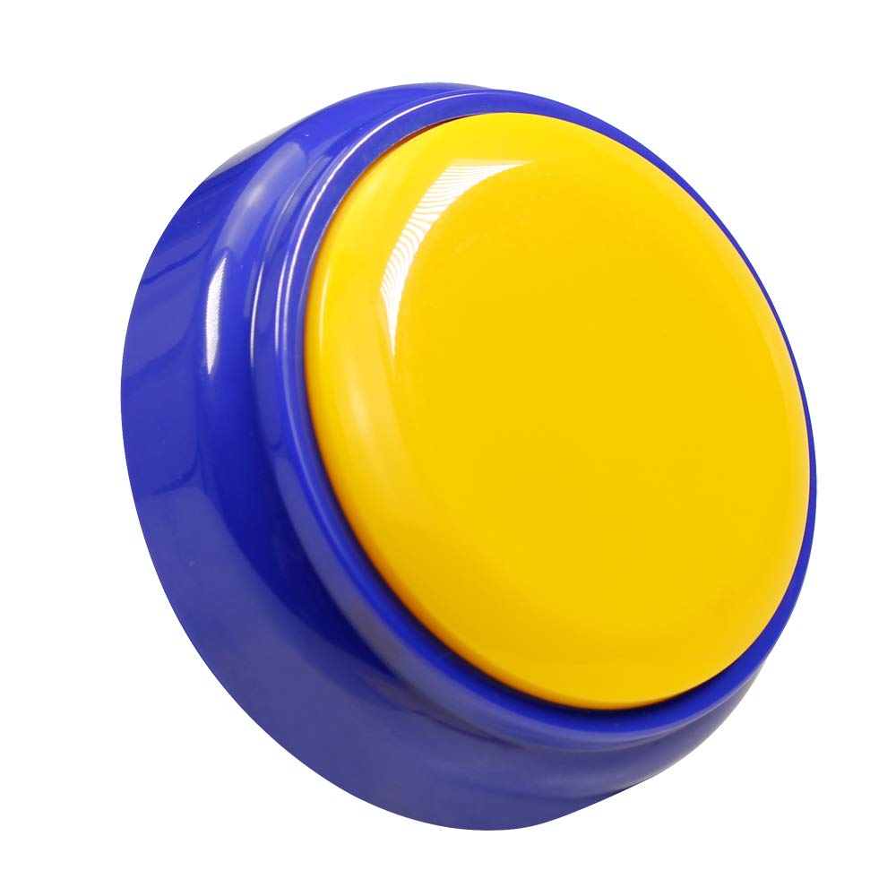 NESIGHTION Talking Buttons - 30-Second Voice Recorder with ABS Shell, Funny Office Gadget or Gag Gift