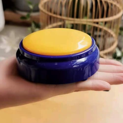 NESIGHTION Talking Buttons - 30-Second Voice Recorder with ABS Shell, Funny Office Gadget or Gag Gift