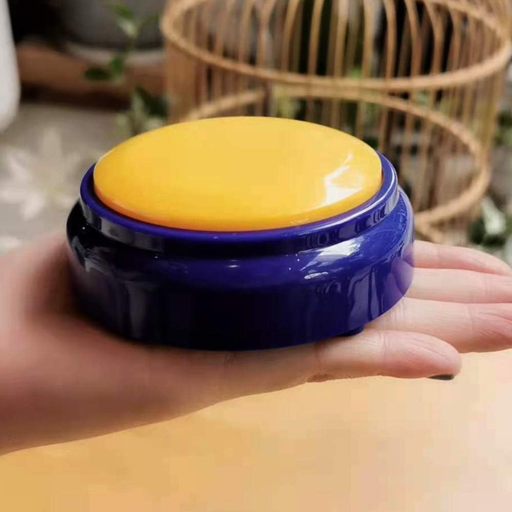 NESIGHTION Talking Buttons - 30-Second Voice Recorder with ABS Shell, Funny Office Gadget or Gag Gift