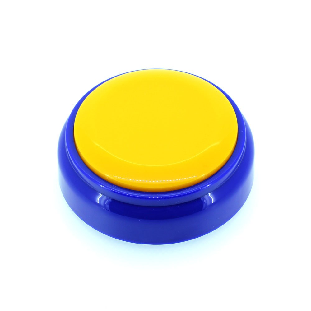 NESIGHTION Talking Buttons - 30-Second Voice Recorder with ABS Shell, Funny Office Gadget or Gag Gift