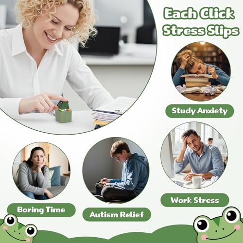 Netholid Frog Keyboard Clicker – Croaking Sound Fidget Toy with LED Light & Keychain