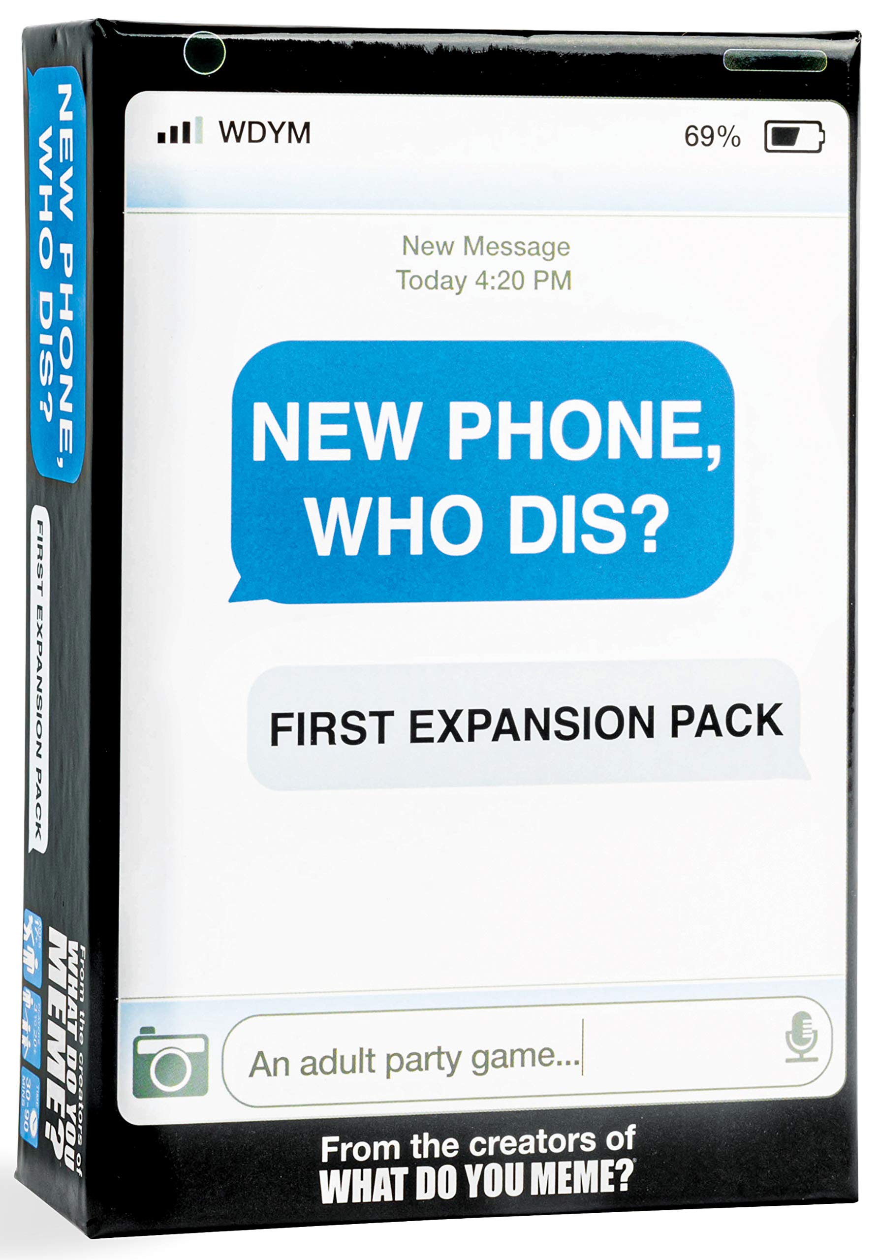 New Phone, Who Dis? Expansion Pack: 45 Inbox & 135 Reply Cards for Adult Party Games