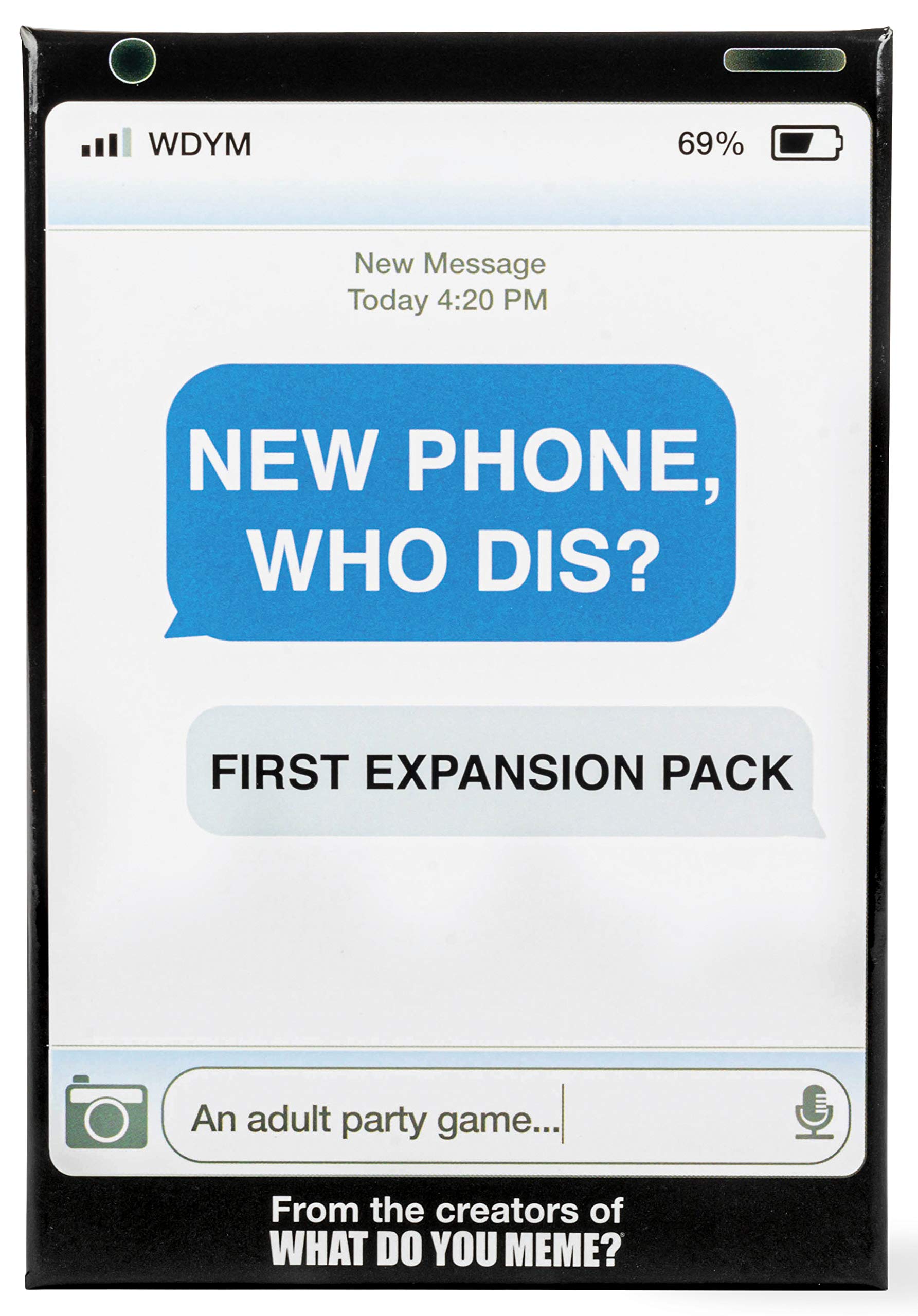 New Phone, Who Dis? Expansion Pack: 45 Inbox & 135 Reply Cards for Adult Party Games