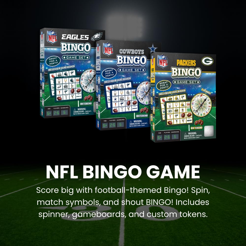 NFL San Francisco 49ers Bingo Game by MasterPieces – Family Fun for Ages 3+