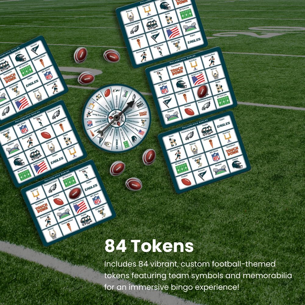 NFL San Francisco 49ers Bingo Game by MasterPieces – Family Fun for Ages 3+