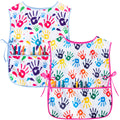Nidoul Kids Art Smock - Waterproof Painting Apron with Pockets, Sleeveless, for Ages 2-7