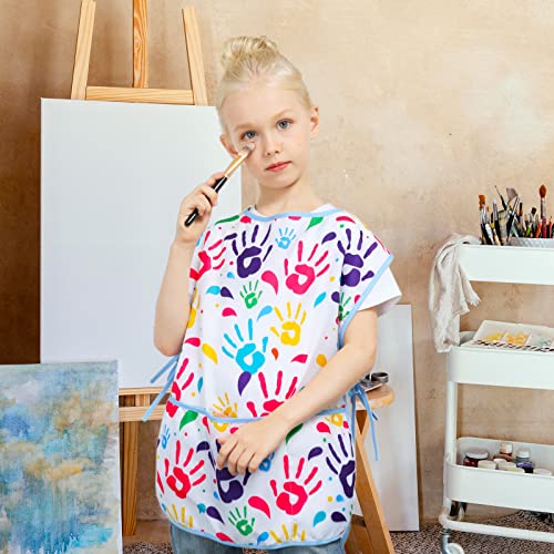 Nidoul Kids Art Smock - Waterproof Painting Apron with Pockets, Sleeveless, for Ages 2-7