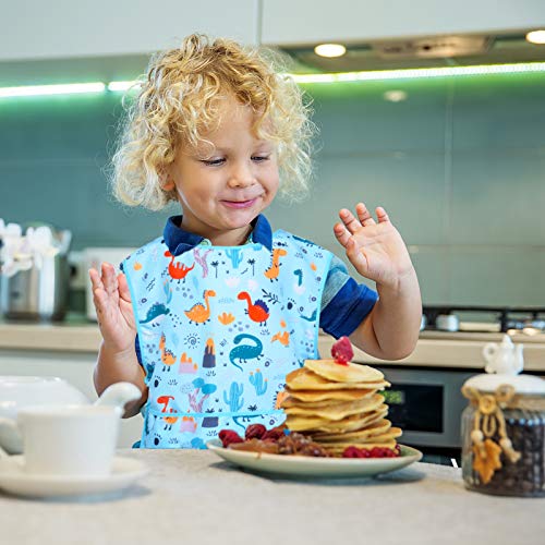 Nidoul Kids Art Smock: Waterproof Sleeveless Painting Apron with Pockets for Ages 2-7