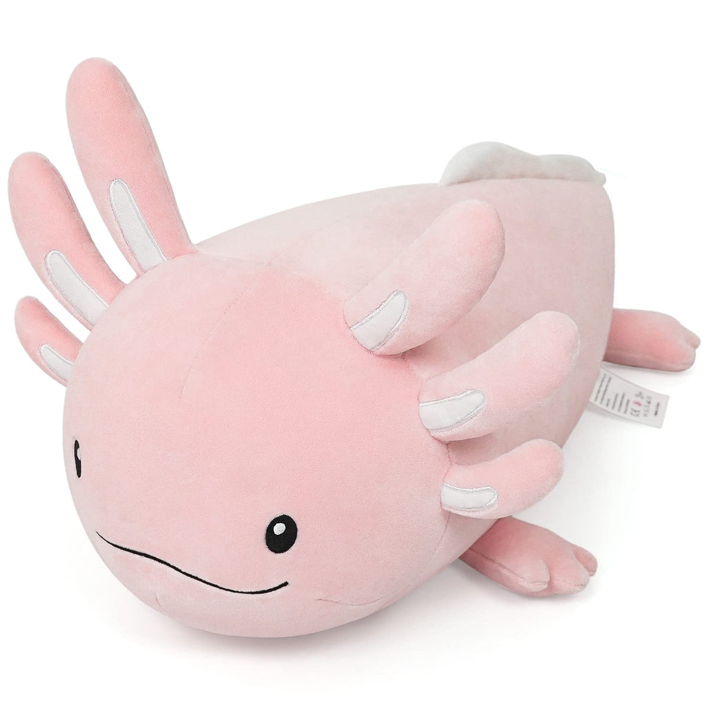 Niuniu Daddy 20 Inch Pink Axolotl Plush Toy – Glow-in-the-Dark Gills, Soft Polyester, Safe for Kids