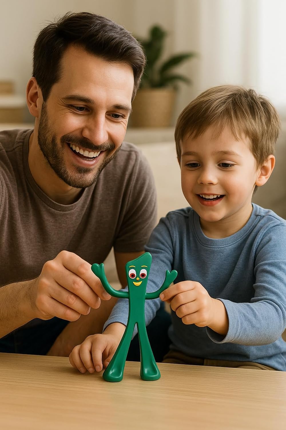 NJ Croce 6-Inch Gumby Bendable Figure - Classic Vintage Toy, Safe for Kids, Collectible