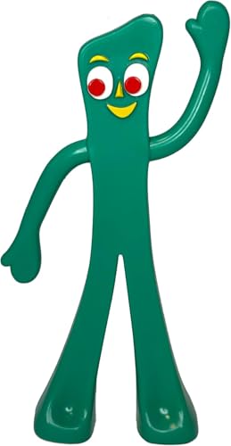 NJ Croce Gumby 6-Inch Bendable Figure – Classic Retro Toy for Ages 3+