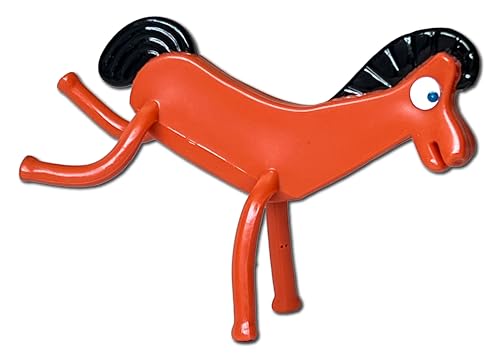 NJ Croce Pokey 5-Inch Bendable Figure – Gumby's Pony, Retro Toy Ages 3+