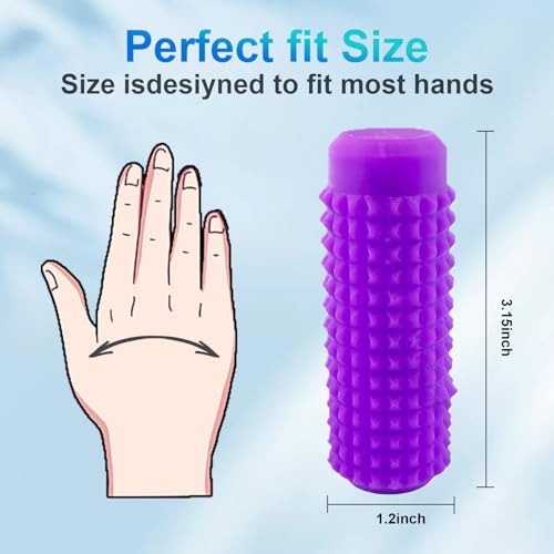 Noafuxy 5-Pack Little Ouchies Fidget Toys – Spiky Sensory Keychain for Stress Relief (Style-1)