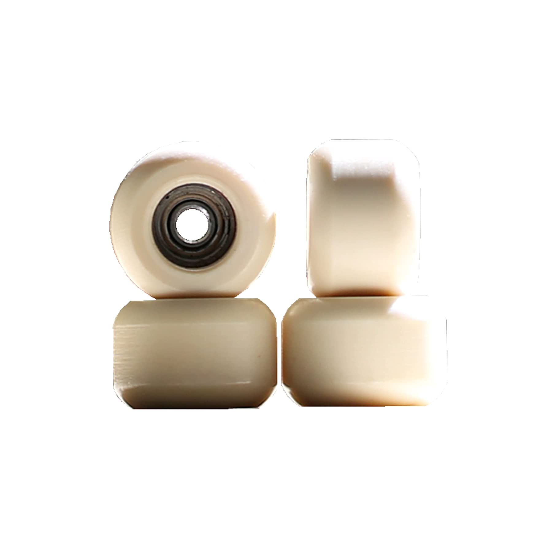 NOAHWOOD Fingerboards PRO Handmade Wheels (Beige) – No Logo, DIY Assembly