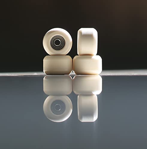 NOAHWOOD Fingerboards PRO Handmade Wheels (Beige) – No Logo, DIY Assembly
