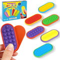Noijilpi 6-Pack Silicone Fidget Toys for Anxiety, ADHD & Autism – Soft, Portable Stress Relief for Kids & Adults