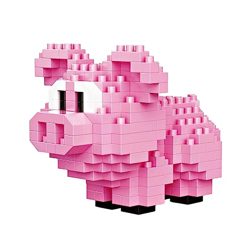 NOOLY Piglet Micro Building Blocks Set – 254 Pieces for Kids & Adults, Home/Office Decoration