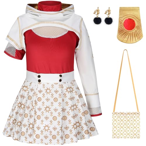 Nova Zombies Costume for Girls Daywalk Cheerleader Outfit with Bag and Accessories