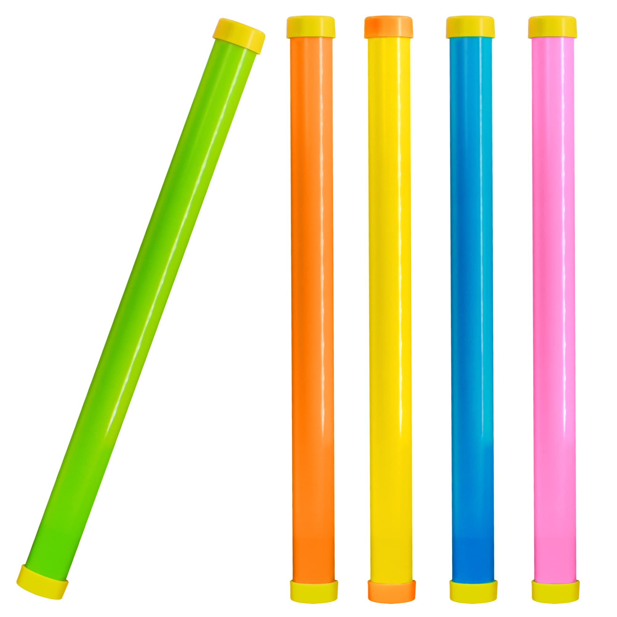 Novelty Place 16" Groan Tube Noise Makers 5 Pack – Funny Party Noisemaker for Kids and Adults – Multicolor Sound Tubes
