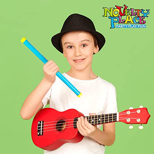 Novelty Place 16" Groan Tube Noise Makers 5 Pack – Funny Party Noisemaker for Kids and Adults – Multicolor Sound Tubes