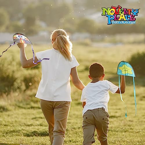 Novelty Place 2-Pack Thumb Ejection Kites – Bird and Rocket Designs for Easy Outdoor Fun