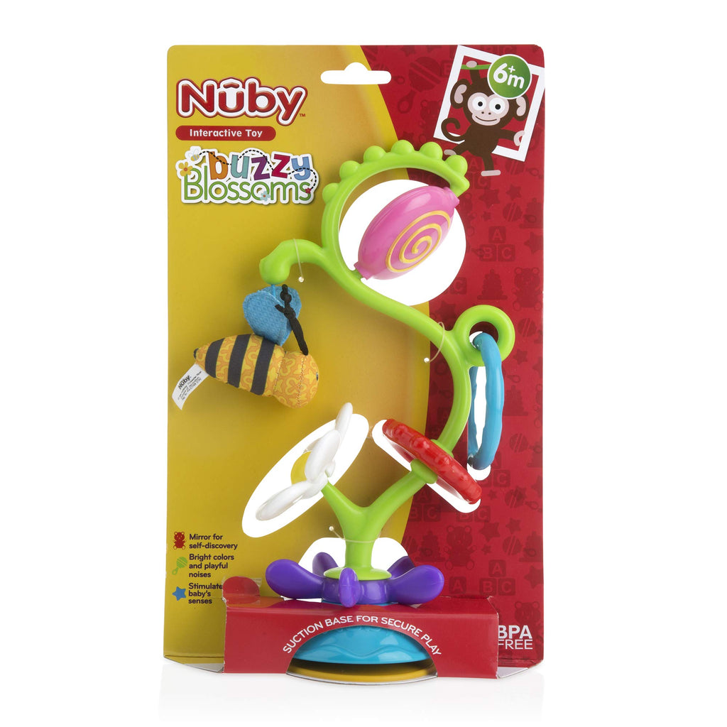Nuby Buzzy Blossoms Suction Toy for High Chair & On-the-Go Play
