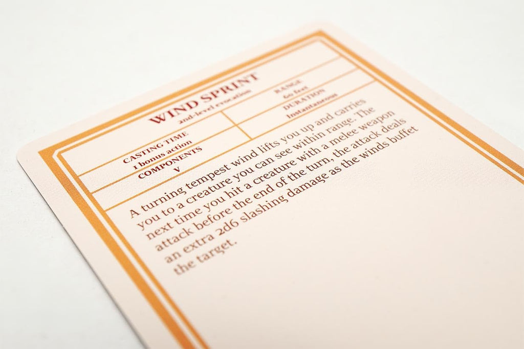 Obojima RPG Spell Deck – 50 Exclusive Spell Cards for D&D 5e