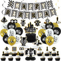 Obussgar Chess Birthday Party Decoration Set – 41 Pieces Including Banner, Balloons, Cake Toppers & More