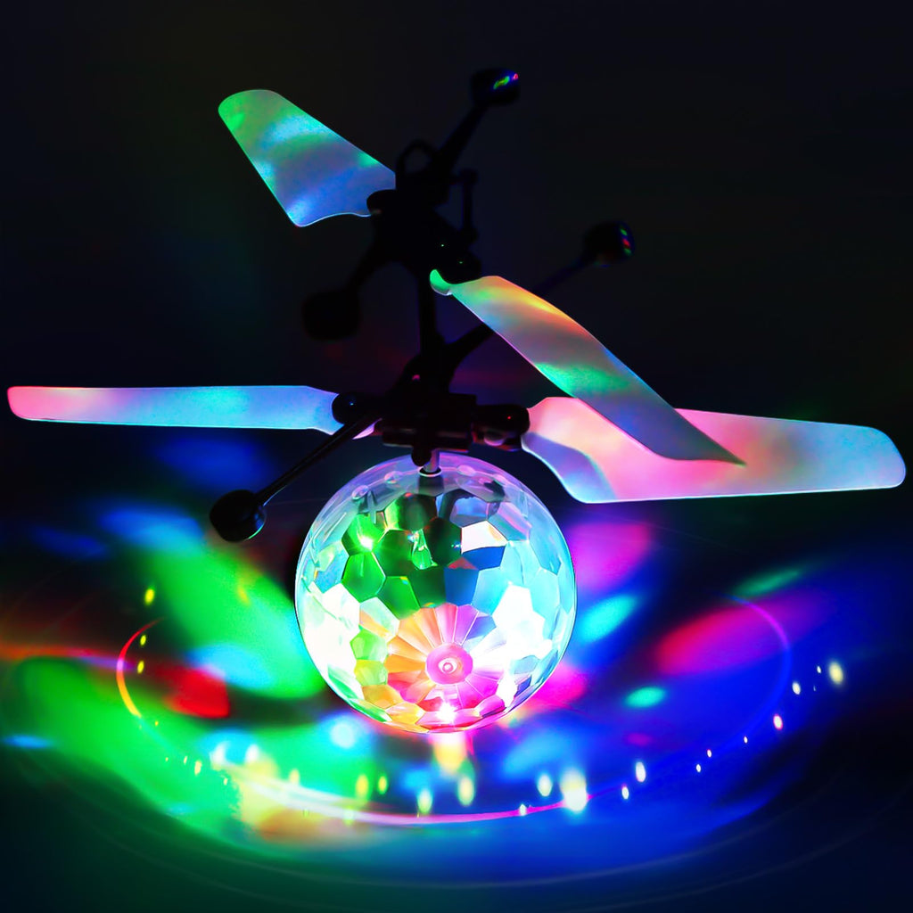 Ocditikl Flying Orb Ball – Hand-Controlled, Rechargeable, with LED Lights, for Kids Ages 6+