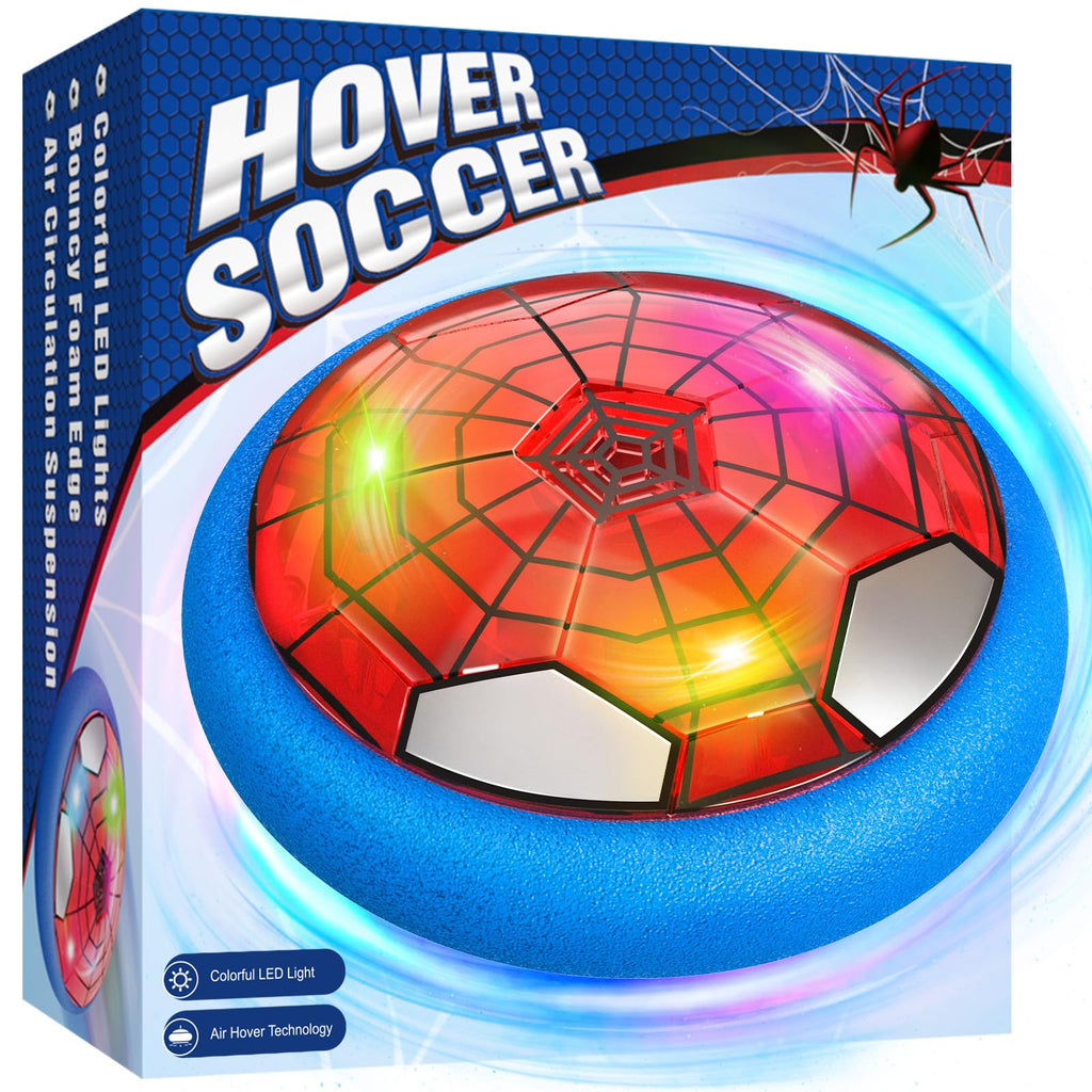 Ocditikl Hover Soccer Ball with LED Lights & Foam Bumper – Air Floating Soccer Toy for Kids Ages 5-12