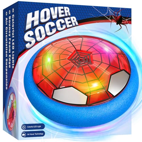 Ocditikl Hover Soccer Ball with LED Lights & Foam Bumper – Air Floating Soccer Toy for Kids Ages 5-12