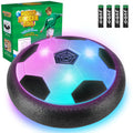 Ocditikl LED Hover Soccer Ball – Light Up Toy for Kids Ages 4-12, Indoor Floating Disc with Foam Edge, Includes Batteries
