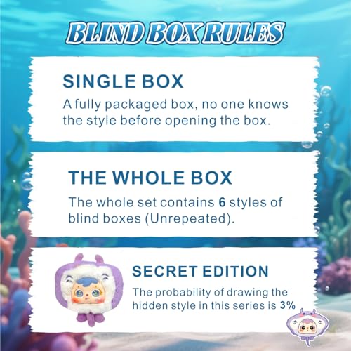 Ocean Mobilization Series Plush Doll Blind Box – 7 Random Styles, Scented Collectible Toy by VoyaBliss