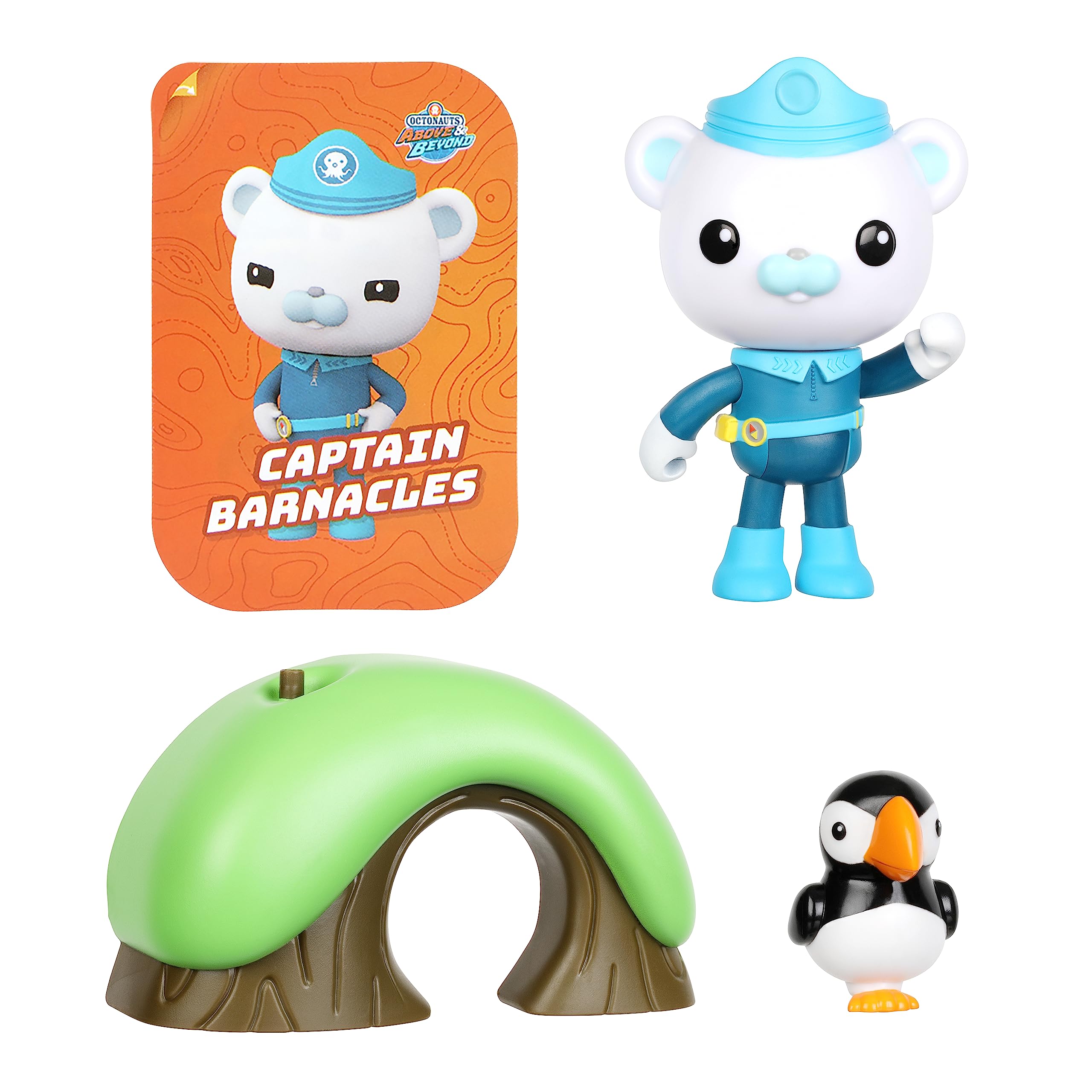 Octonauts Captain Barnacles Adventure Pack - Deluxe Figure with Puffin Rescue Mission
