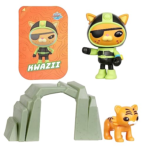 Octonauts Kwazii Adventure Pack - Cave Suit Figure with Tiger Rescue