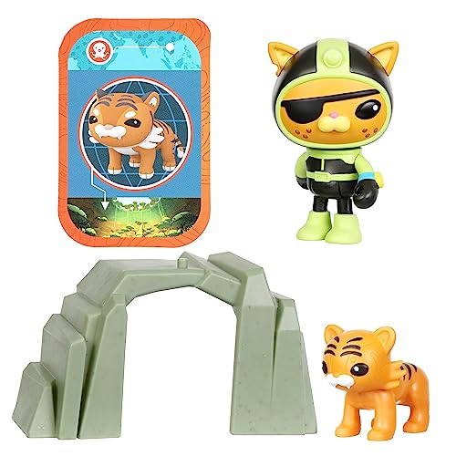 Octonauts Kwazii Adventure Pack - Cave Suit Figure with Tiger Rescue