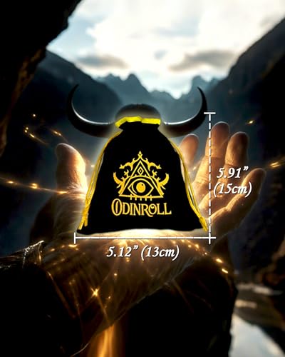 ODINROLL 42-Piece Polyhedral Dice Set - 6 Complete RPG Sets with Bag for D&D, Pathfinder