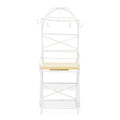 Odoria 1/12 Scale Miniature Bakers Rack for Dollhouse Kitchen - White Metal and Wood