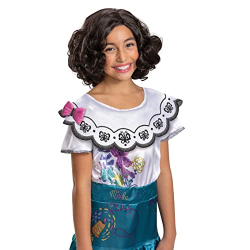 Official Disney Encanto Mirabel Wig for Girls – Child Size, Adjustable Strap