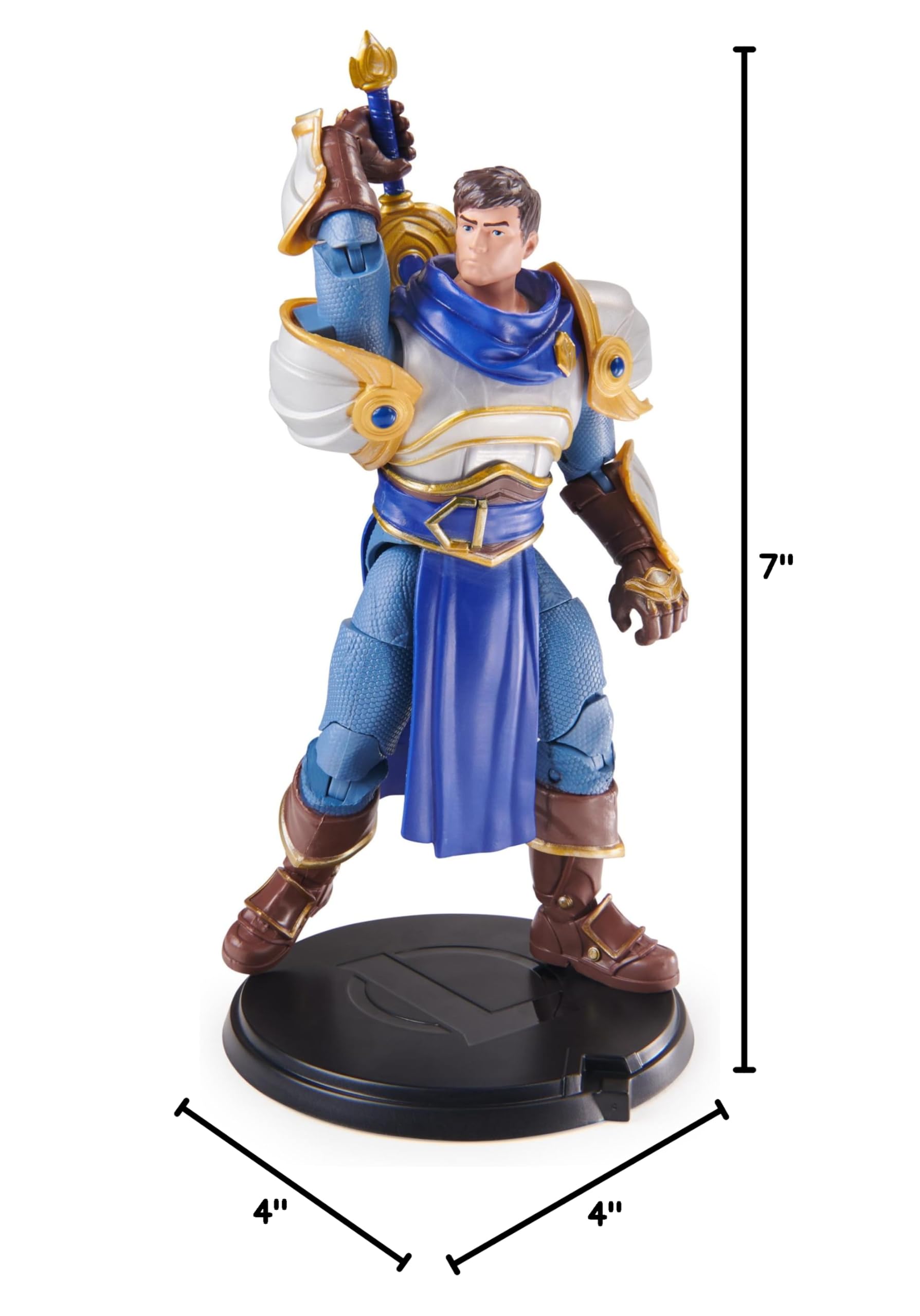 Official League of Legends Garen Action Figure – Over 6 Inches, 18 Articulation Points, Collector Grade