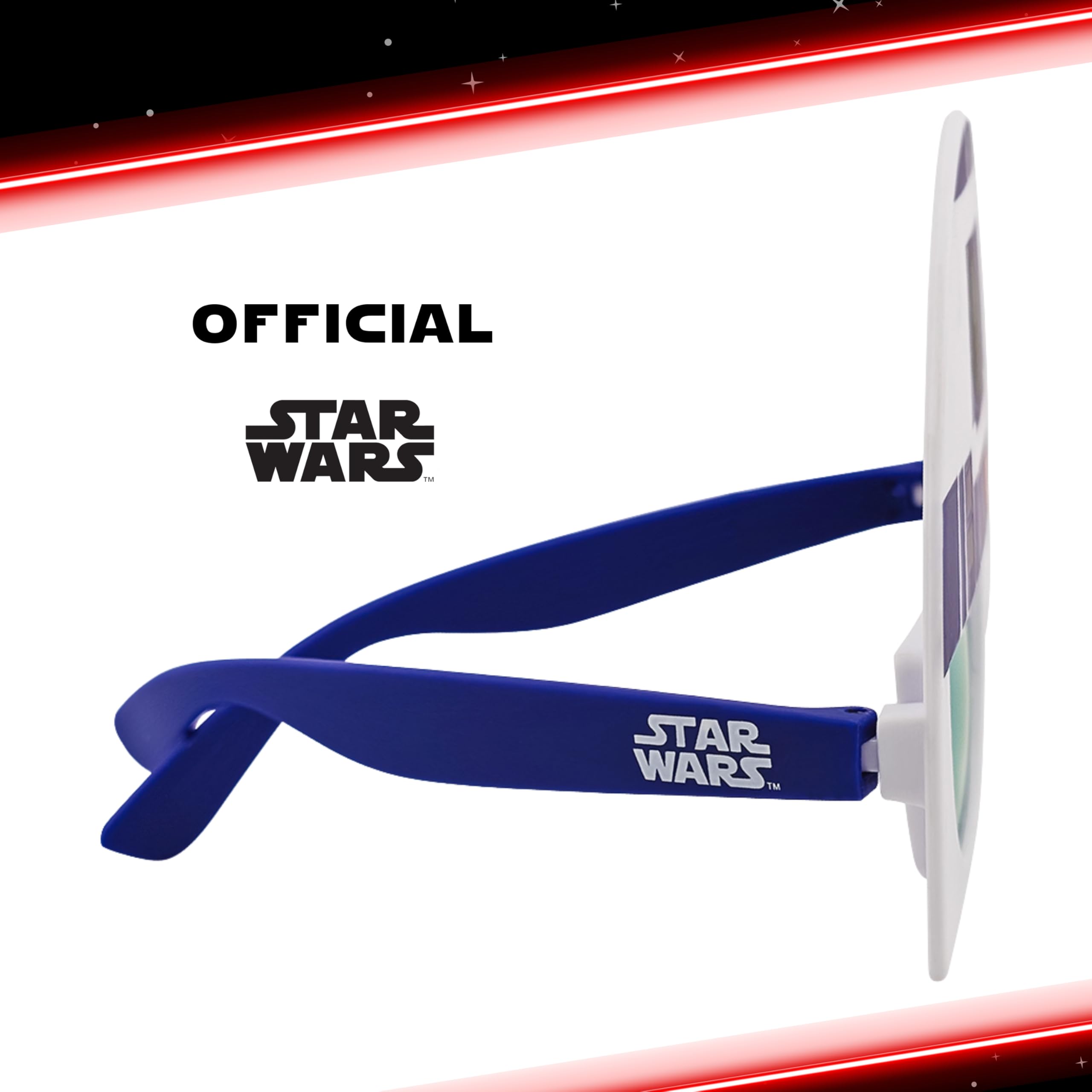 Official Star Wars Sunglasses: UV400 Protection, Lightweight Costume Accessory (Multiple Characters)